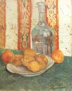 Vincent Van Gogh Still life with Decanter and Lemons on a Plate (nn04) USA oil painting reproduction